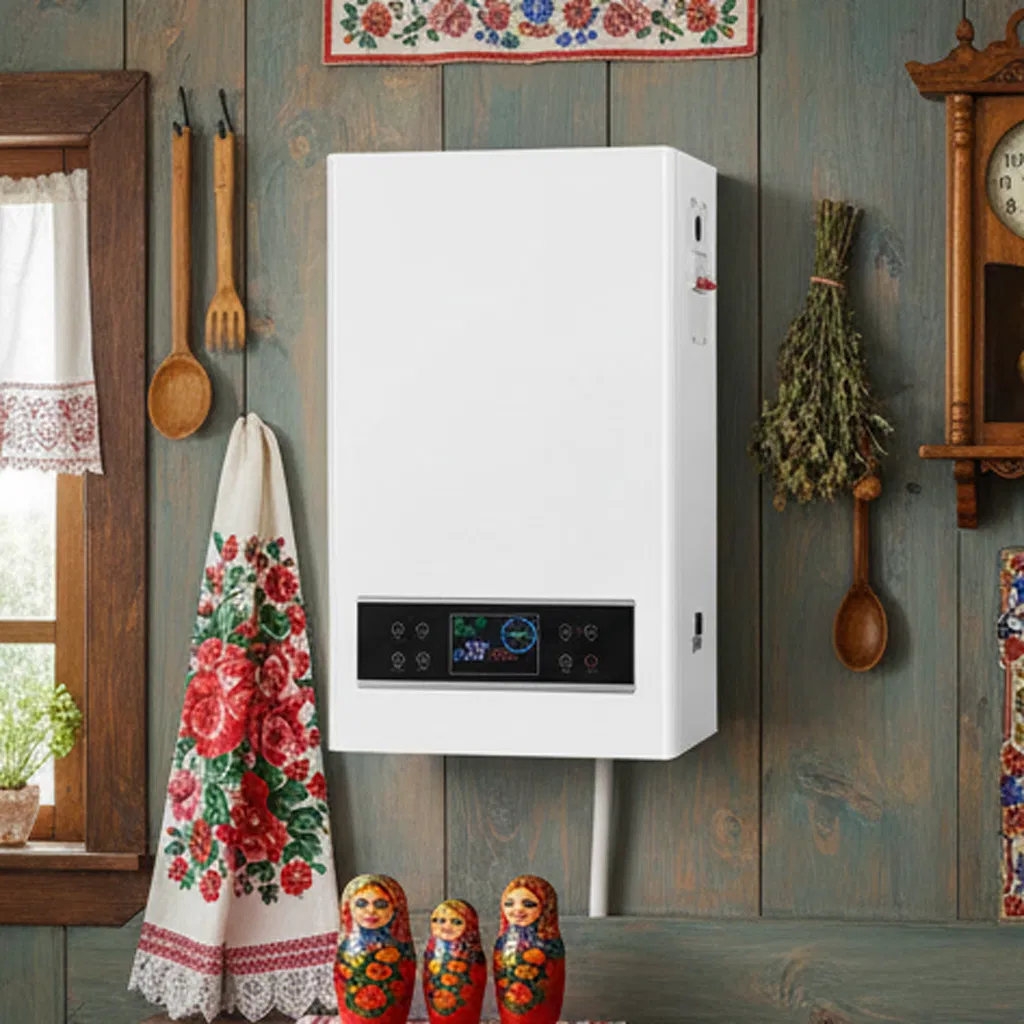 Electric Wall-Mounted Boiler Silver Color Tailored Solutions Available