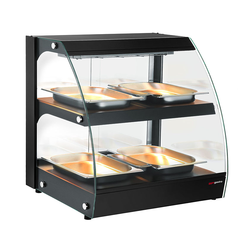 Food Warmer Commercial Showcase Display Stainless Steel Food Warmer Electric Warming Showcase