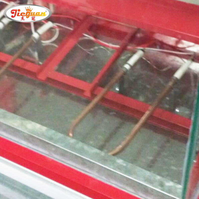 Electric Warmer Display Hot Food Showcase Bread Chips Drink Beverage Holding Cabinets Heat Lamp Curved Glass for Restaurant Set Kitchen Equipment Catering