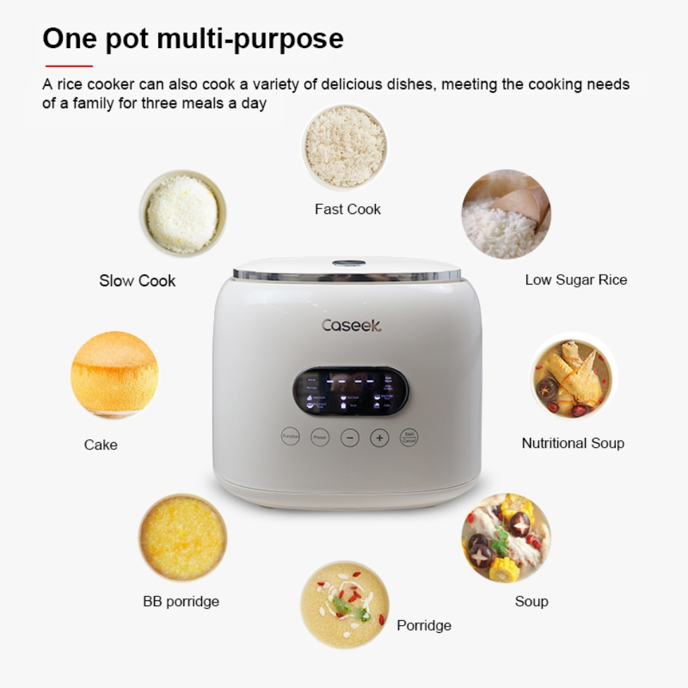 Household Kitchen Appliance Fast Cooking 24-Hour Appointment Low Sugar Electric Rice Cooker