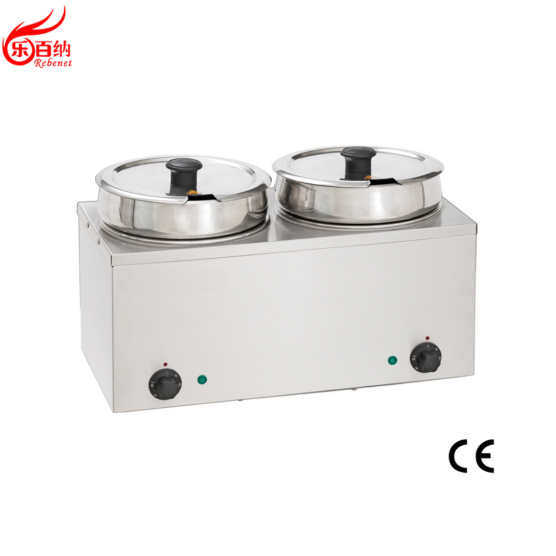 Factory Price Electric 4 Pan Bain Marie Food Warmer in Stainless Steel CE Approved Kitchen Appliance (BM-4T)