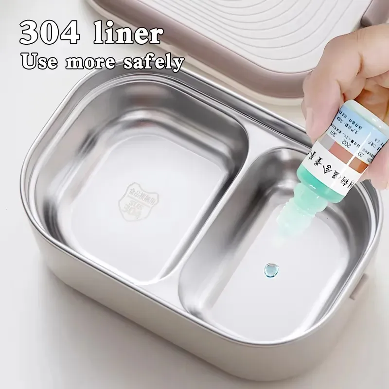 Portable Electric Heating Lunch Box SUS304