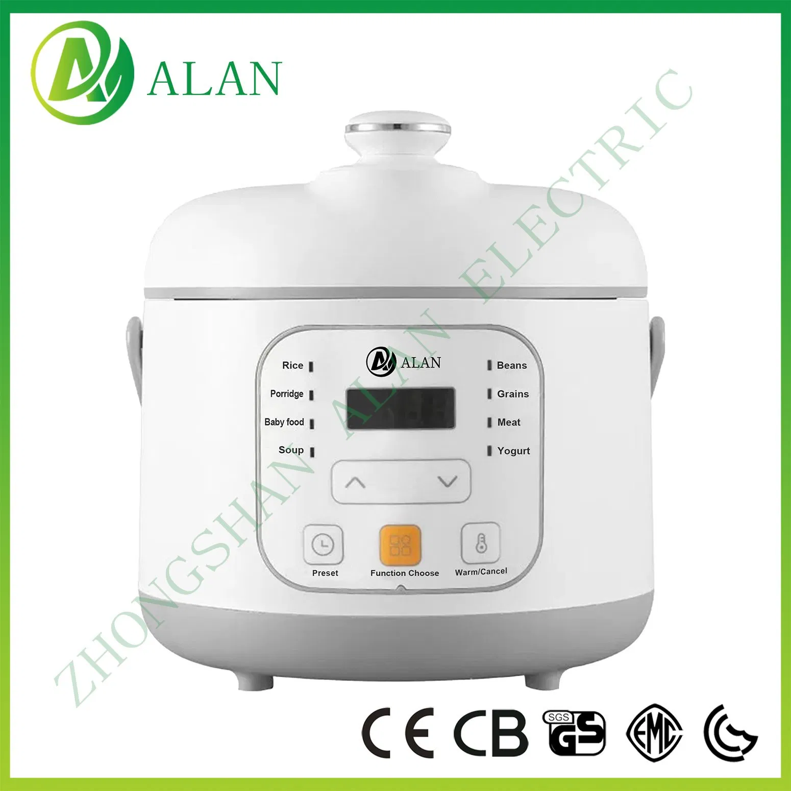 CE/CB Certificate Best Seller 5/6L Stainless Steel Intelligent Electric Pressure Cookers