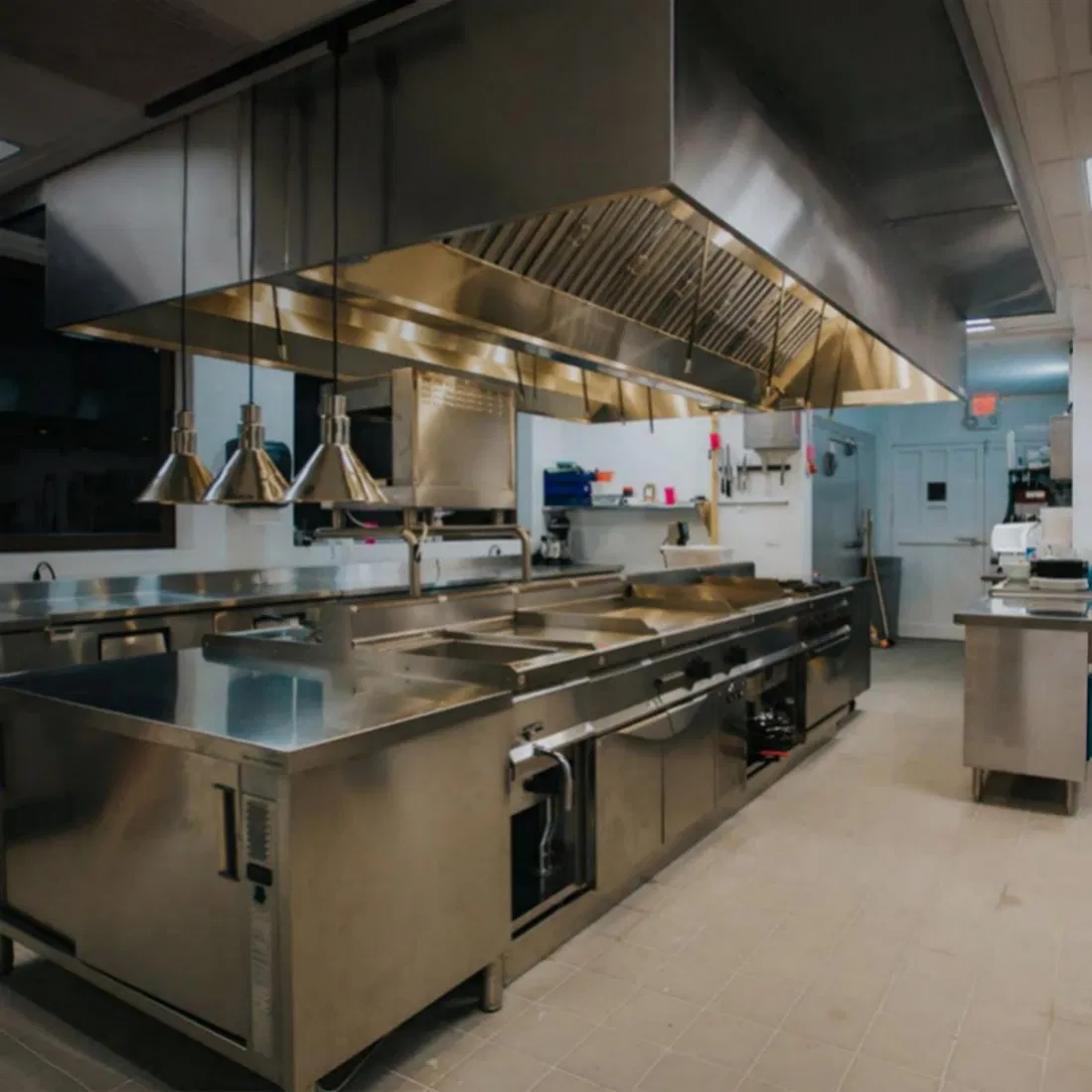 Complete Kitchen System for Meal Prep Services with Bulk Storage and Packaging Stations