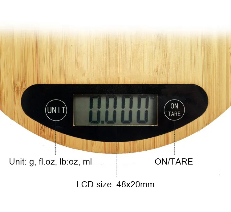 Digital Bamboo Scale Front View