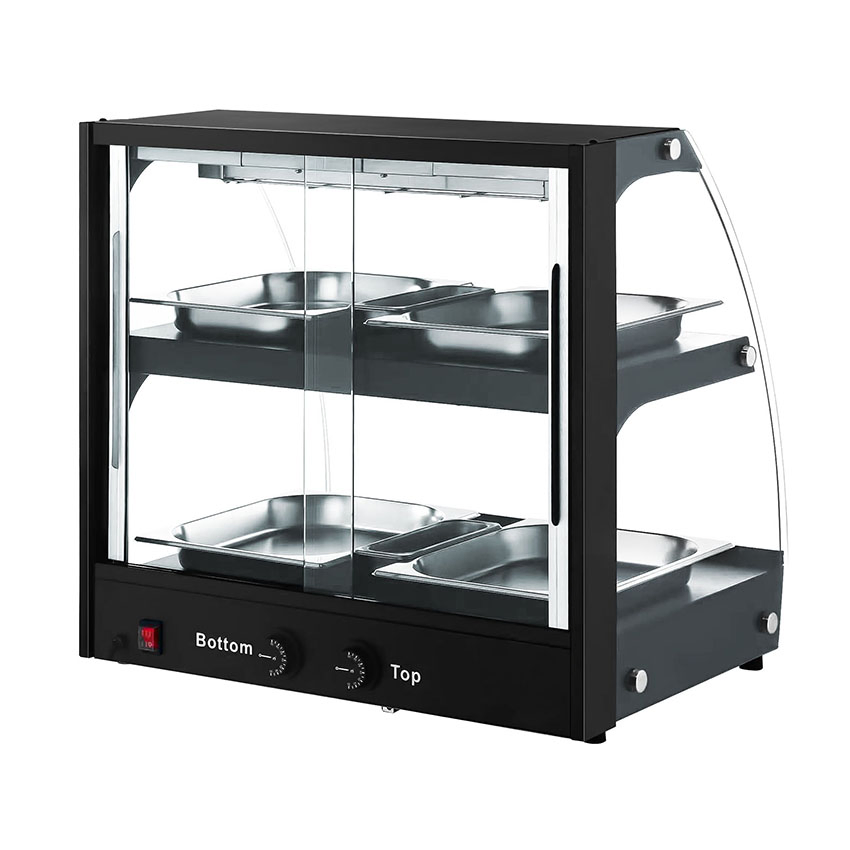 Food Warmer Commercial Showcase Display Stainless Steel Food Warmer Electric Warming Showcase
