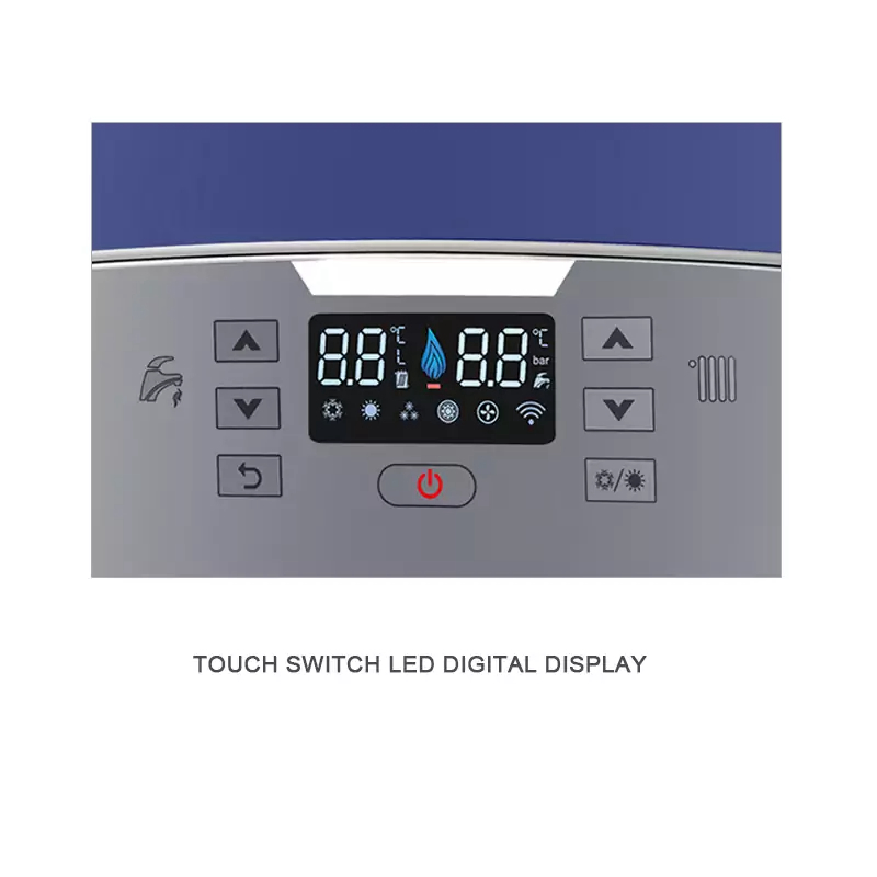 45kw High Power System Wall Hung Gas Boiler with Coil Water Tank for Villa Heating