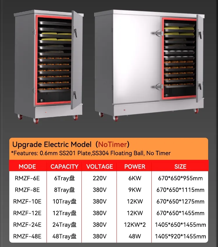 Electric Steamer Spec