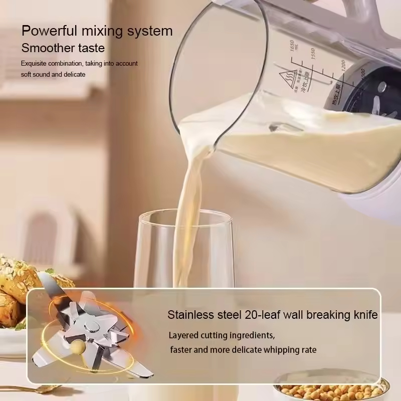 Small Appliance Electric Blender Soymilk Vegan Milk Juice Table Blender Maker Automatic Soybean Soup Maker
