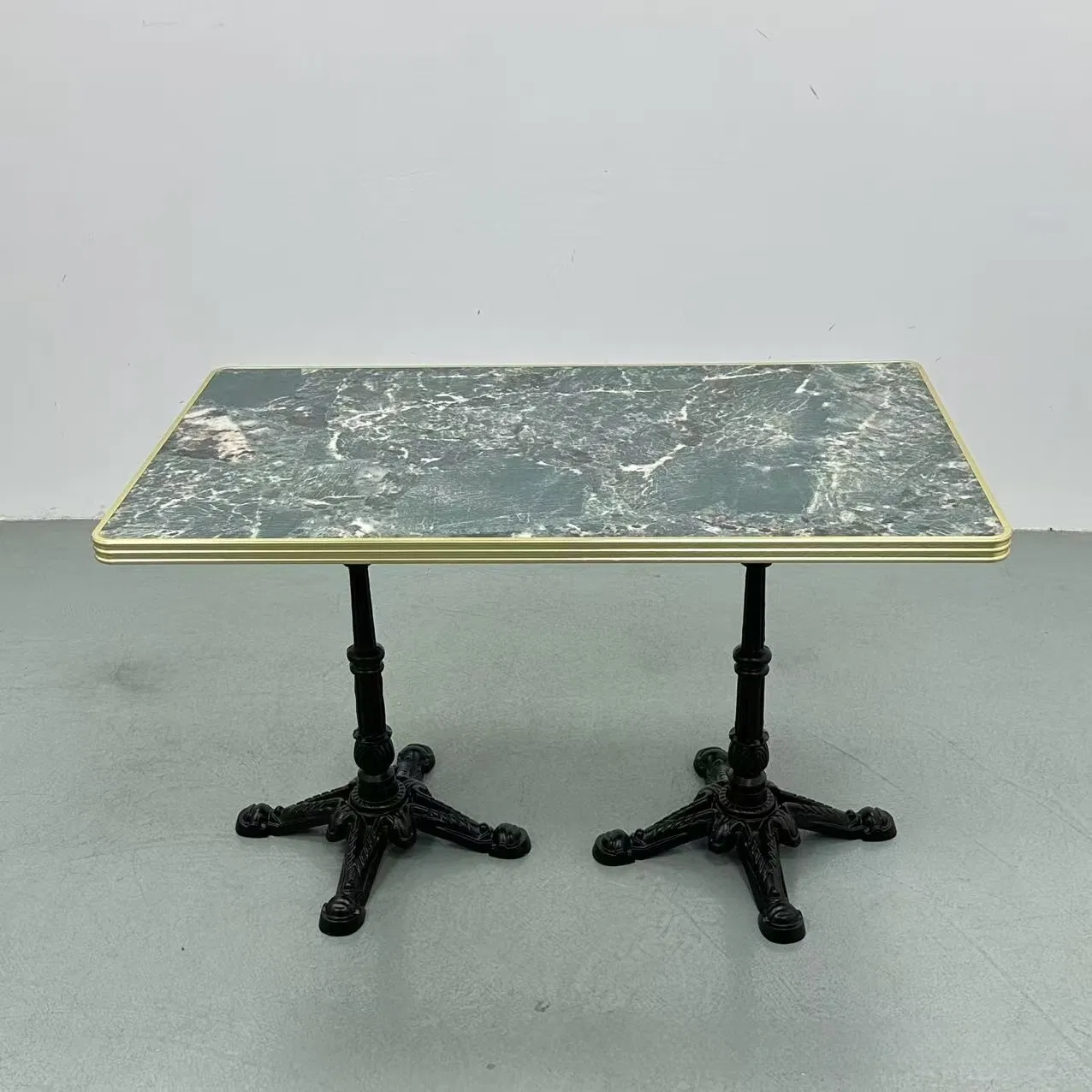 French Style Commercial Restaurant Table Chair Outdoor Rattan Furniture for Cafe Homestay Balcony Courtyard