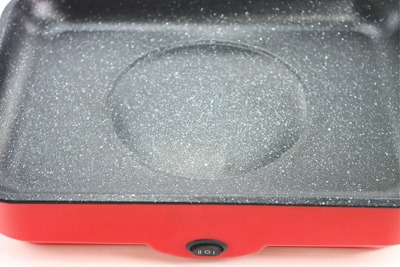 Stainless Steel Electric Frying Pan PTFE Surface for Barbecue Steak Omelette Grill Cooking Effective for Household