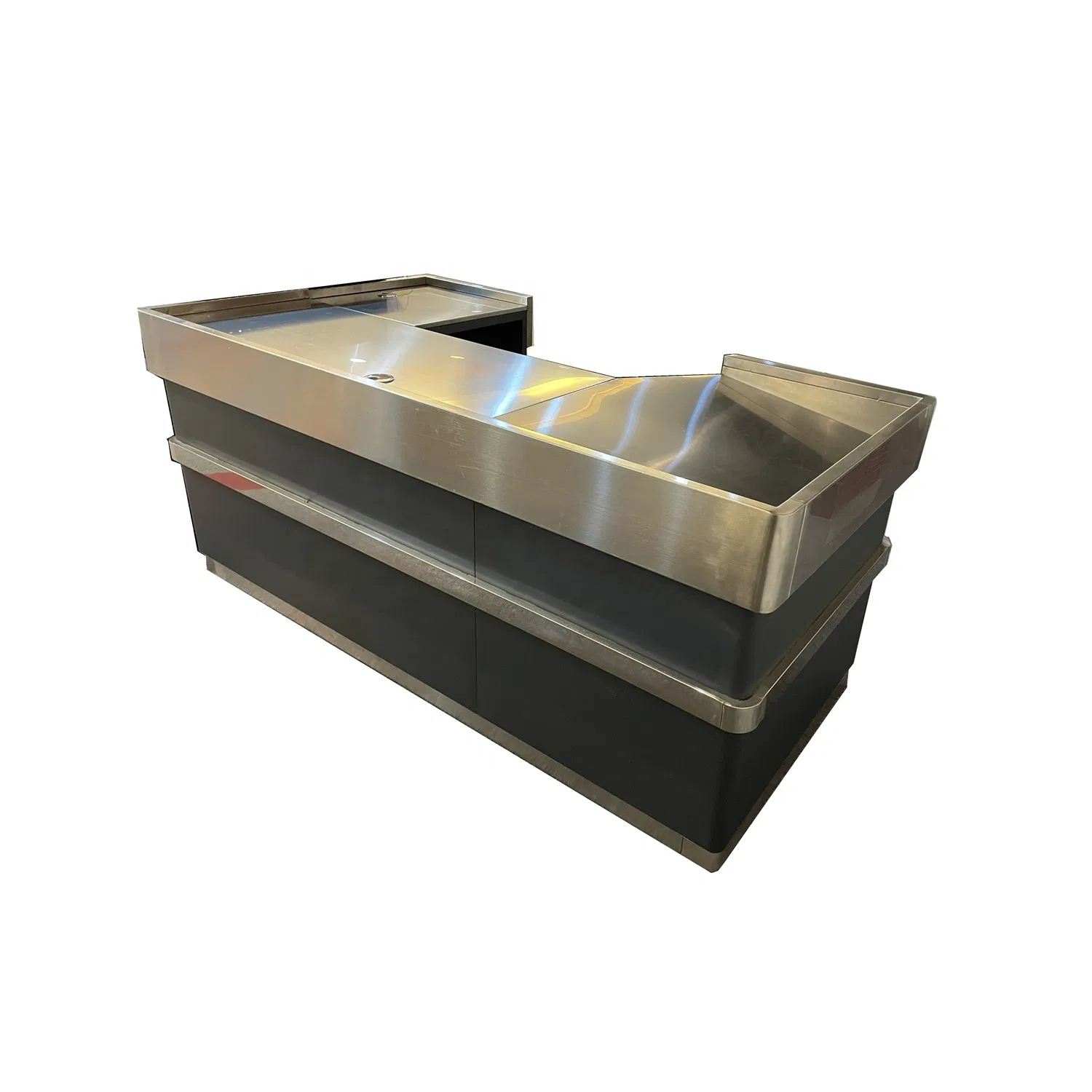 Checkout Counter Quick Checkout Stainless Steel Surface