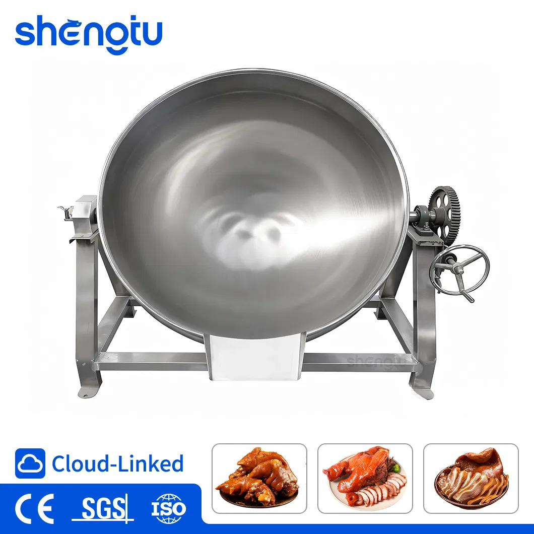 Continuous Jacketed Cooking Kettle System for Jam Making with CIP System