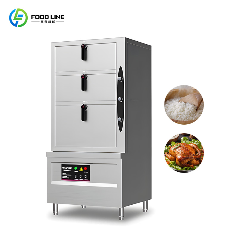 Energy Saving Anti-Dry Burning Low Noise Anti-Scald Easy Clean Food Steaming Machine