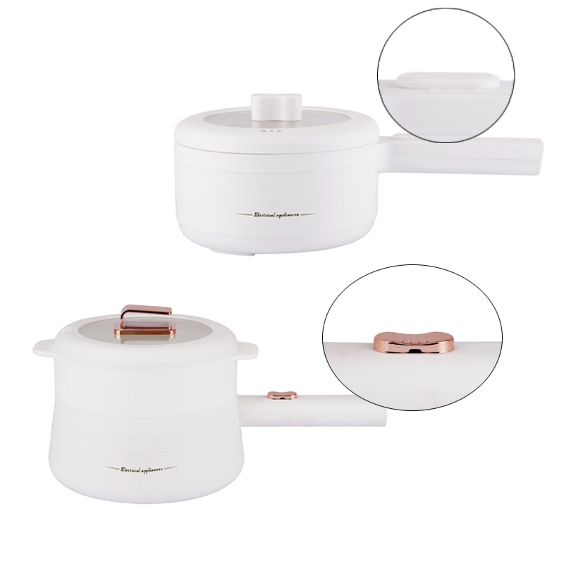 Multipurpose Electric Cooking Pot Soup Maker Food Processor Fast Cooking Skillet Non-Stick Coating Cooking Surface Electric Frying Pan