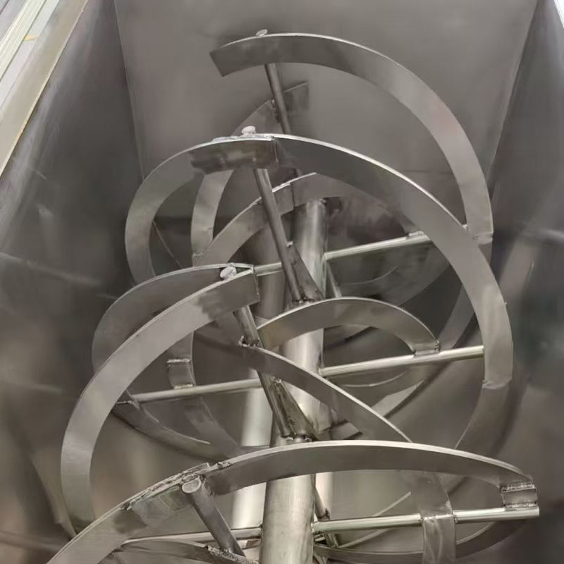 Food Powder Horizontal Ribbon Stainless Steel Mixer