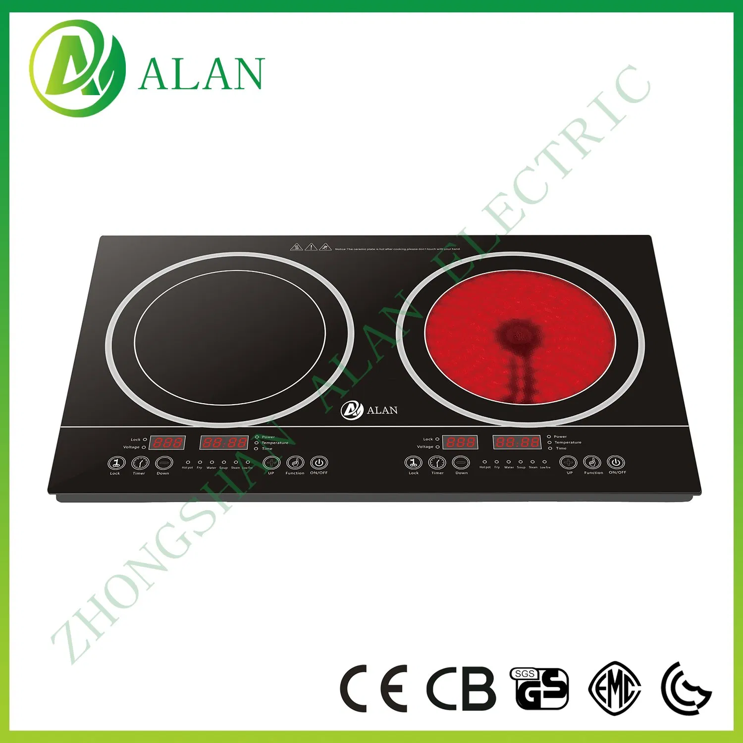 Touch Screen Portable Best Price Household Double Burns Induction Cooker Electric Induction Stove