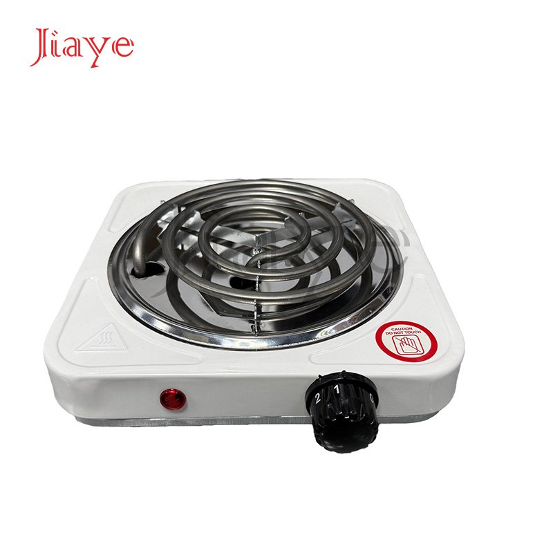 1500W Portable White Single-Head Electric Stove - Easy to Clean