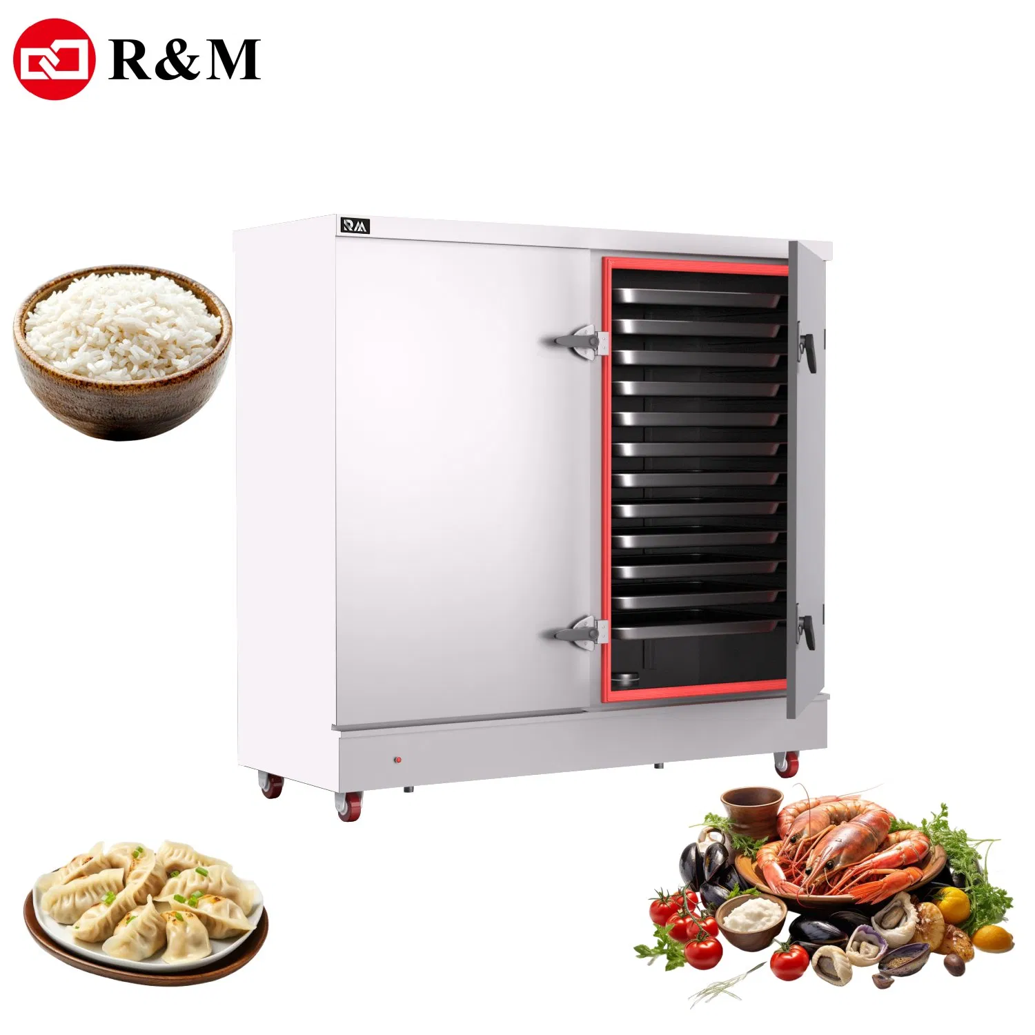 Best Commercial Electric Propane Gas Stainless Steel Seafood Rice Clams Crab Leg Low Country Double Egg Boiler Boil Cheong Fun Cooker Dhokla Steamer for Sale