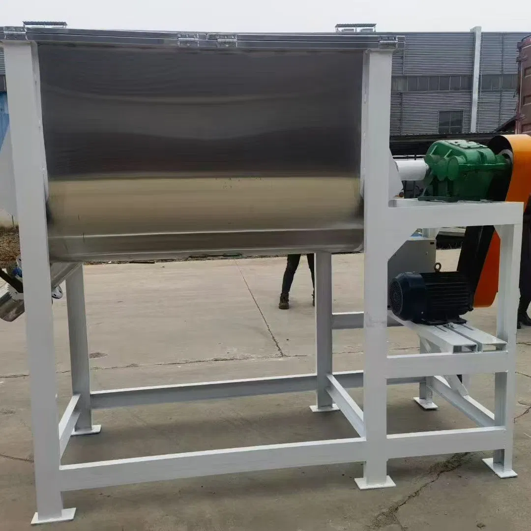 Food Powder Horizontal Ribbon Stainless Steel Mixer