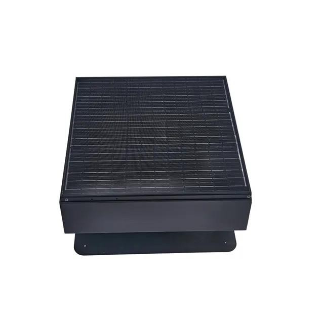 Solar Attic Roof Fan Detail 1