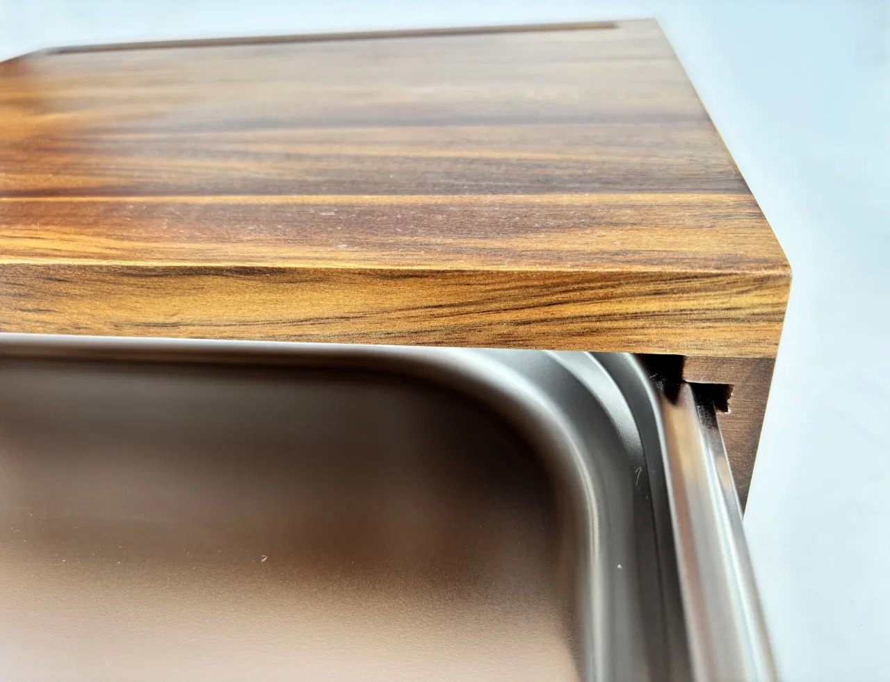 Hiking Chpping Board with Tray and Juice Groove Cutting Board