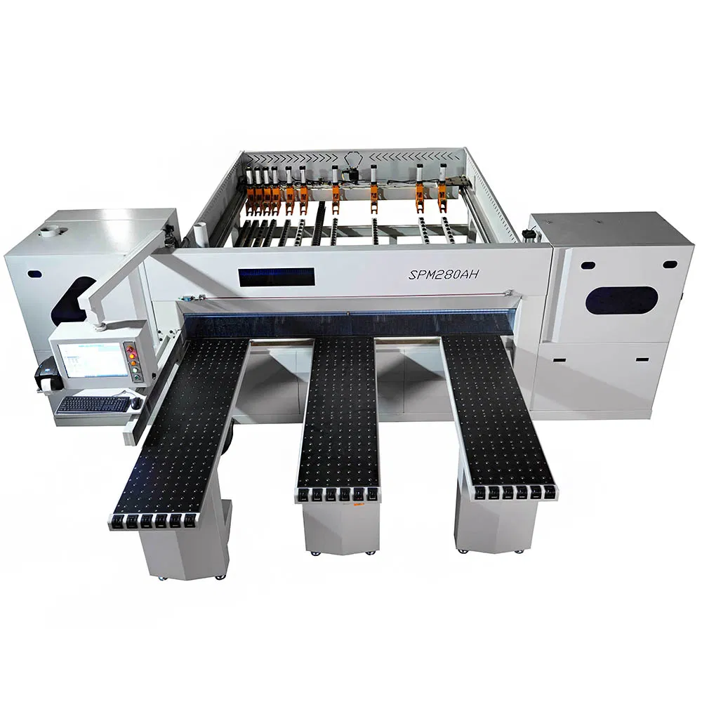 Electronic Optimizing Wood Cutting off Saw Heavy-Duty Beam Saw for Thick Wood Boards