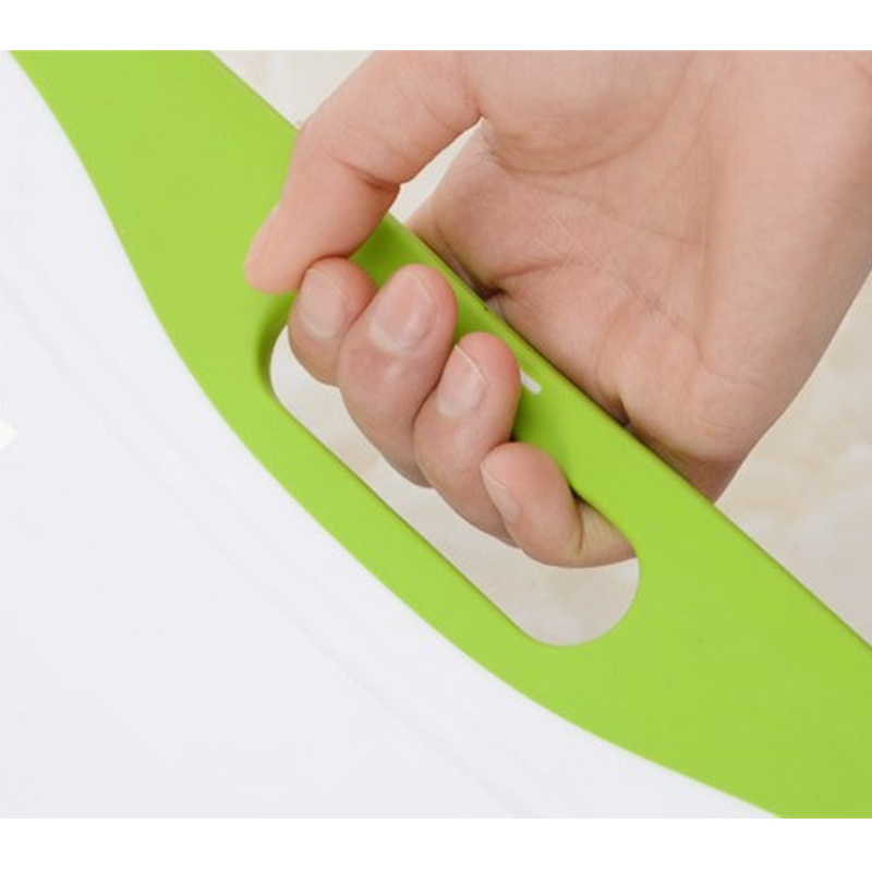 Large Green White Dishwasher Safe PP Plastic Cutting Board