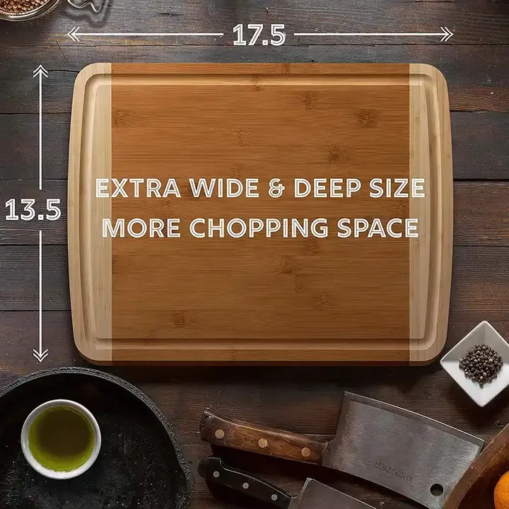 Bamboo Cutting Board Detail