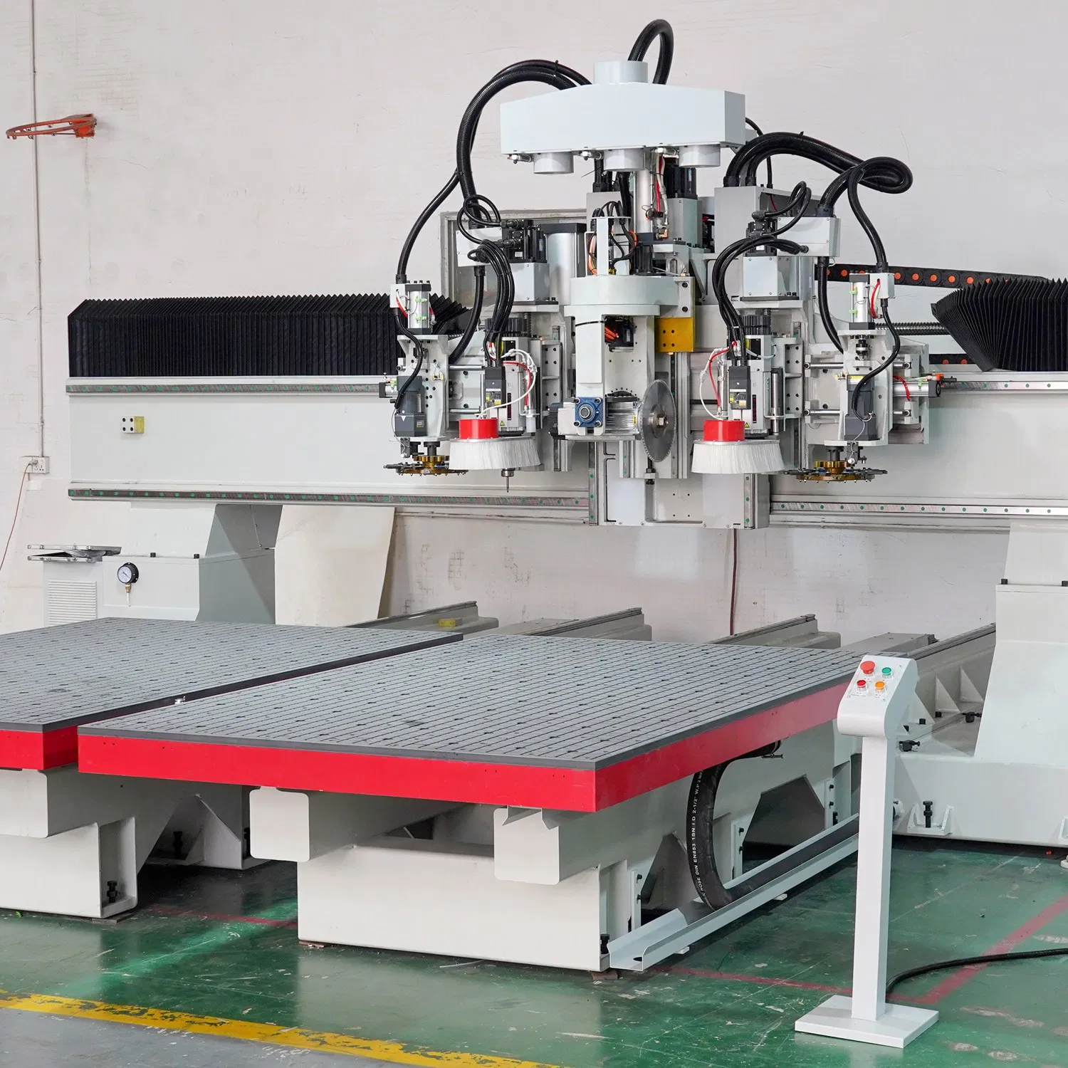 Heavy Duty CNC Solid Wood Drilling Milling Cutting Machine for Thick Wood Board Processing