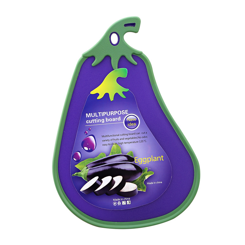 Plastic Anti Slip Cutting Board Fruit Shaped Chopping Board Apple Cutting Board