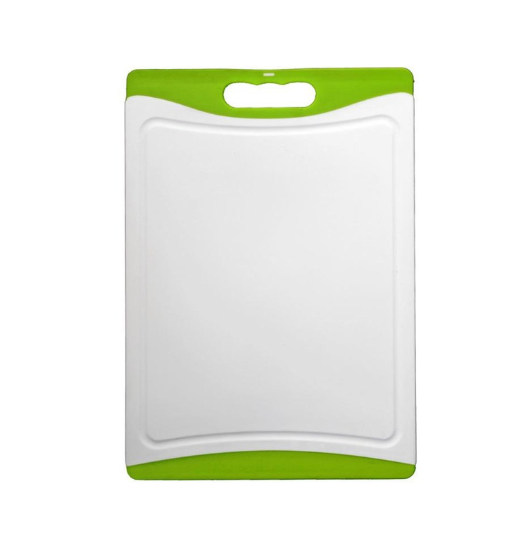 Large Green White Dishwasher Safe PP Plastic Cutting Board