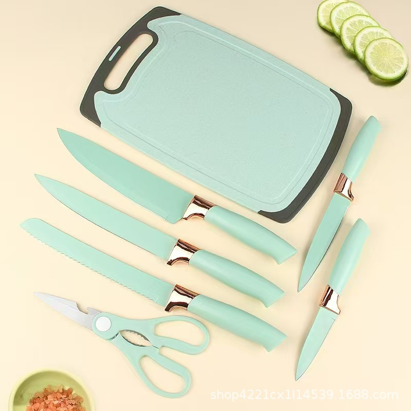 Newest 19-Piece Set of Silica Gel Kitchen Utensil Set with Wooden Handle and Cuttings Board Storage Bucket Kitchen Gadget Set