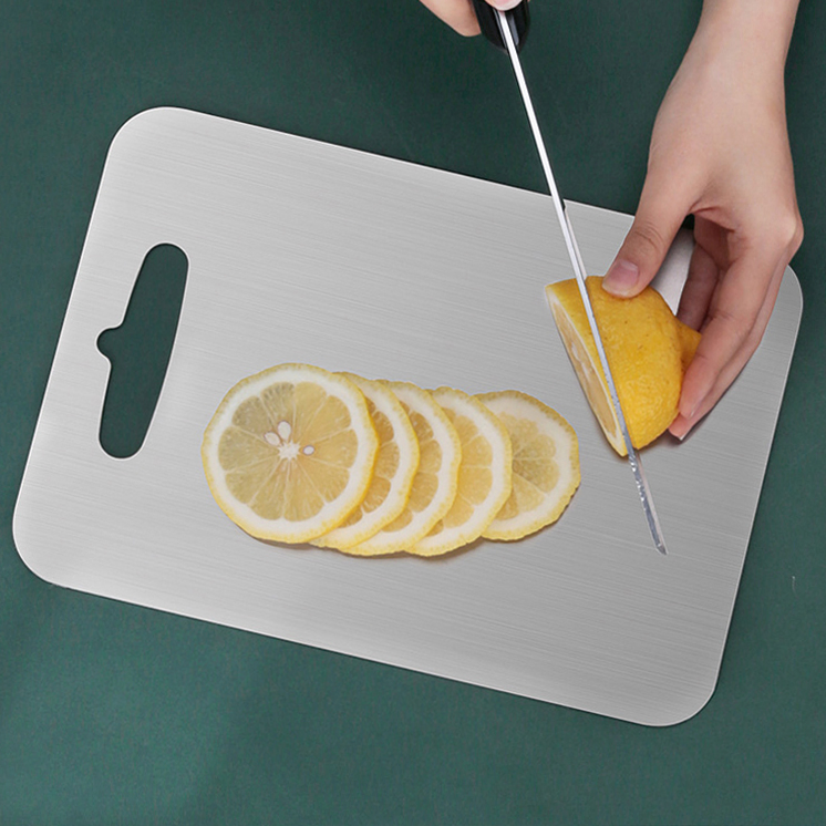 Amazon Hot Sale Heat Resistant Luxury Meat Chopping Board Heavy Duty High Density Titanium Cutting Board