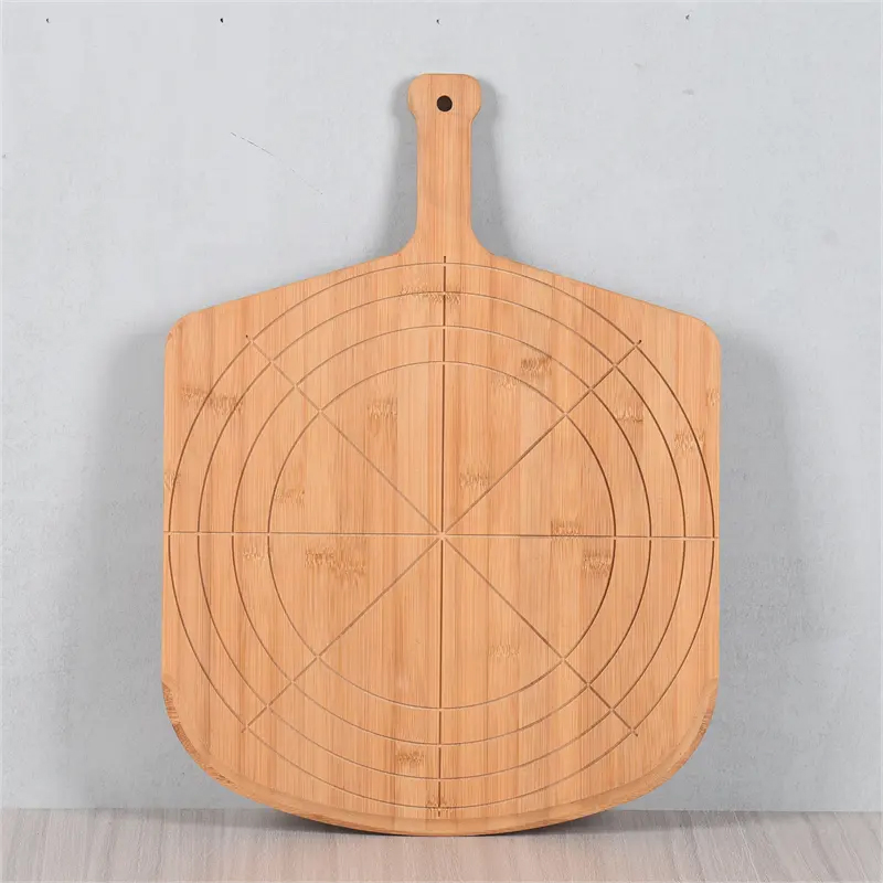 Extra Large Bamboo Wooden Food Charcuterie Spatula Pizza Peel Cutting Serving Board