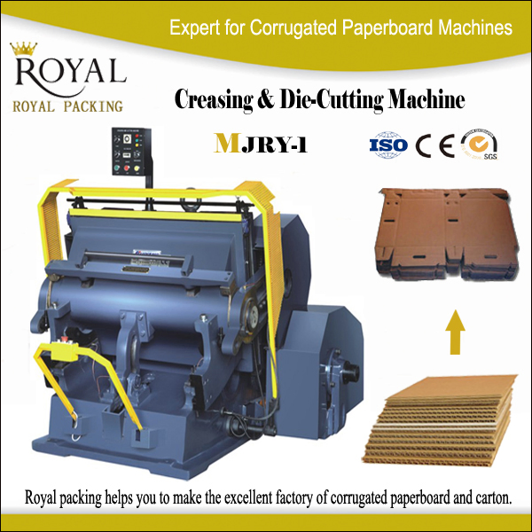 Mjry 750 Heavy Duty Paper Platen Die Cutting and Creasing Machine
