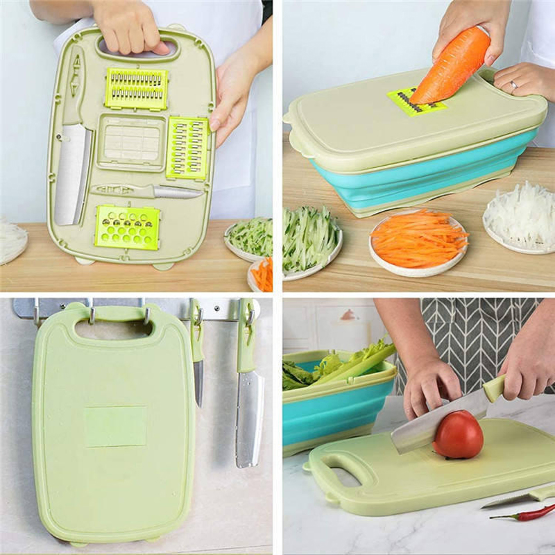 Compact and Lightweight Collapsible Chopping Board for Camping and Picnics