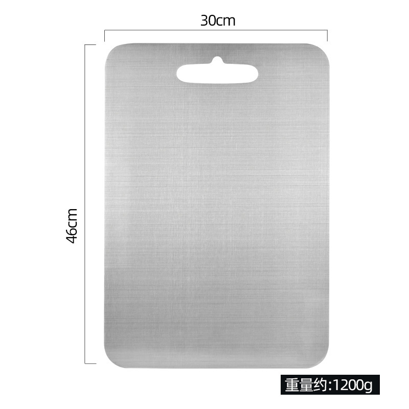 Double Side Chopping Board Kitchen 100% Pure Titanium Cutting Mat Cutting Board Set Wholesale Titanium Cutting Board