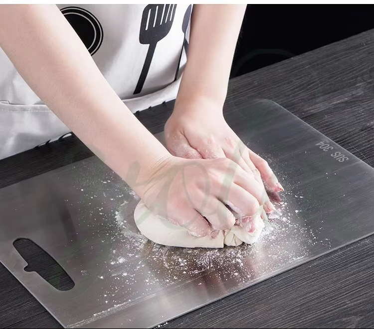 Double-Sided Multifunctional Pure Titanium Thickened Portable Outdoor Camping Kitchen Cutting Board