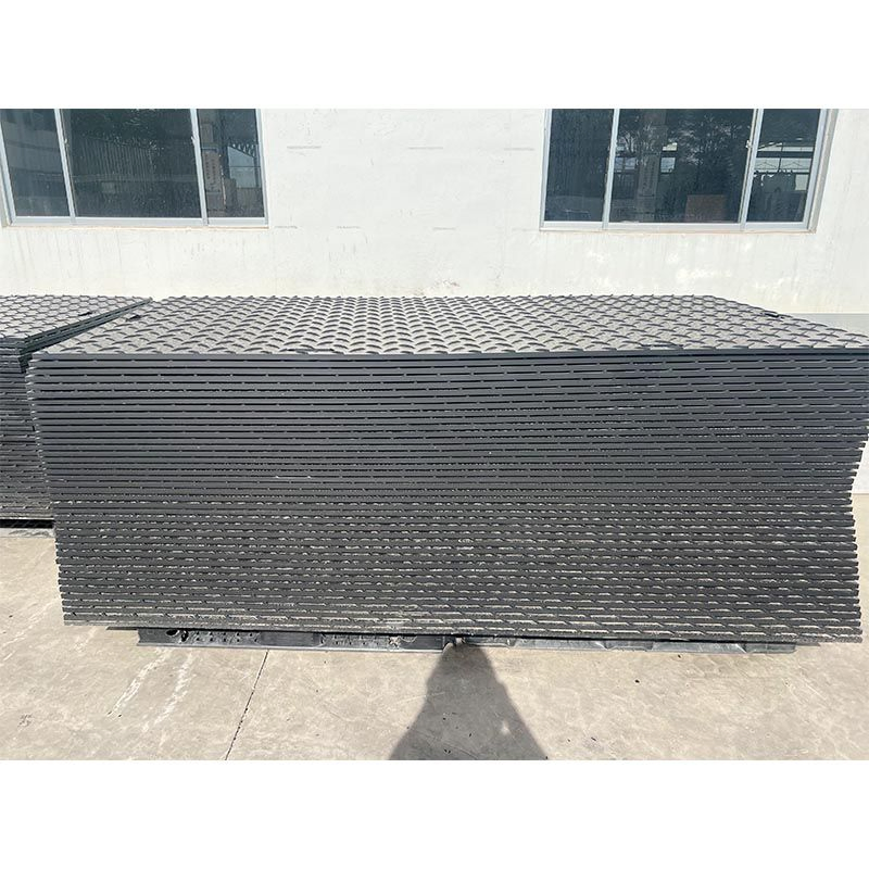 Durable Heavy-Duty HDPE Ground Protection Mat with Easy Grip Handles
