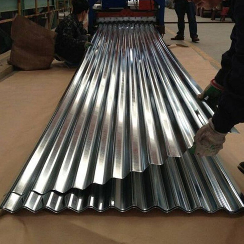4X8 Gi PP 50mm Roof 5mm Thick Corrugated Board Zinc 55% Galvalume Steel Roofing Cardboard Sheets