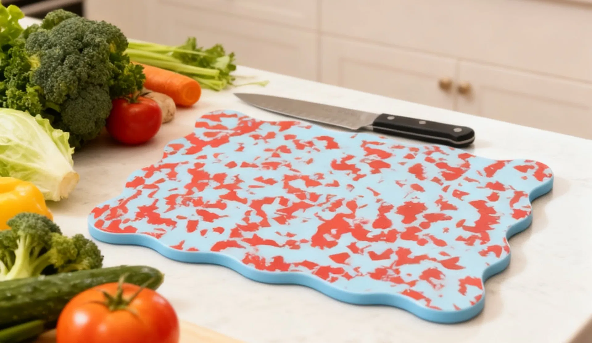 Multi-color Confetti Chopping Board