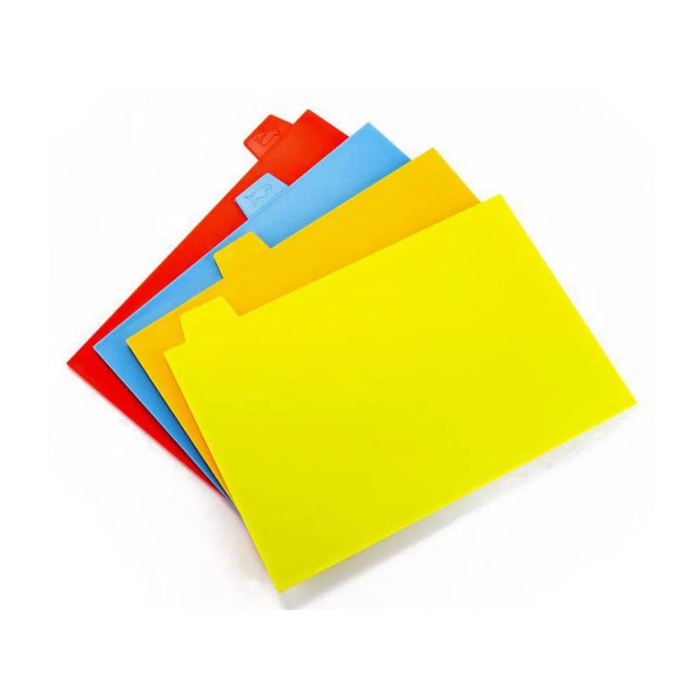 Chopping Board with Stand Set Color Coded Cutting Board Mat Esg15629