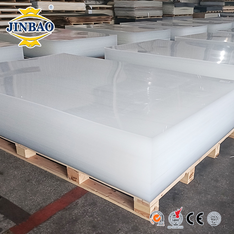 Opaque Brushed Rose Gold See Through Heat Resistant Milky White Sheet Acrylic Board