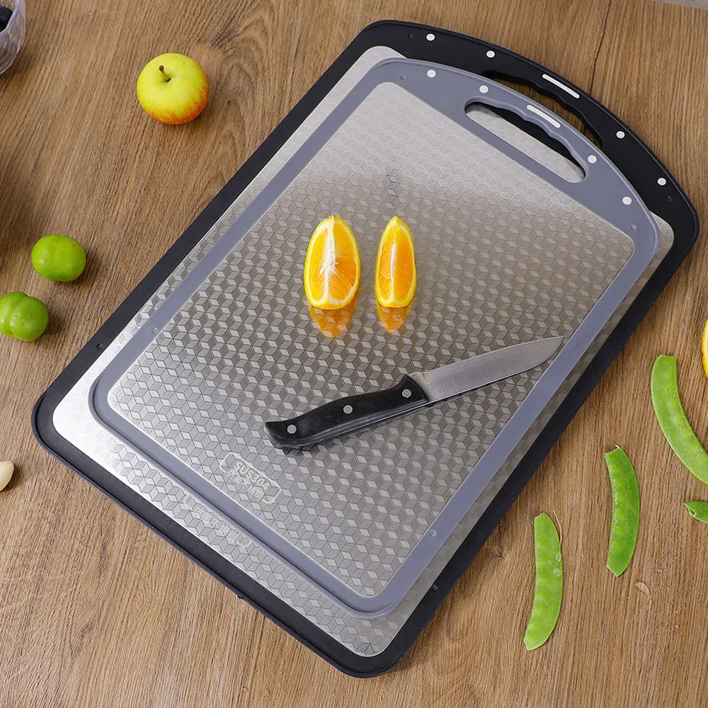 Kitchenware Schneidebrett Double-Sided Stainless Steel Dishwasher Safe Cutting Board Set Customized Large Chopping Board
