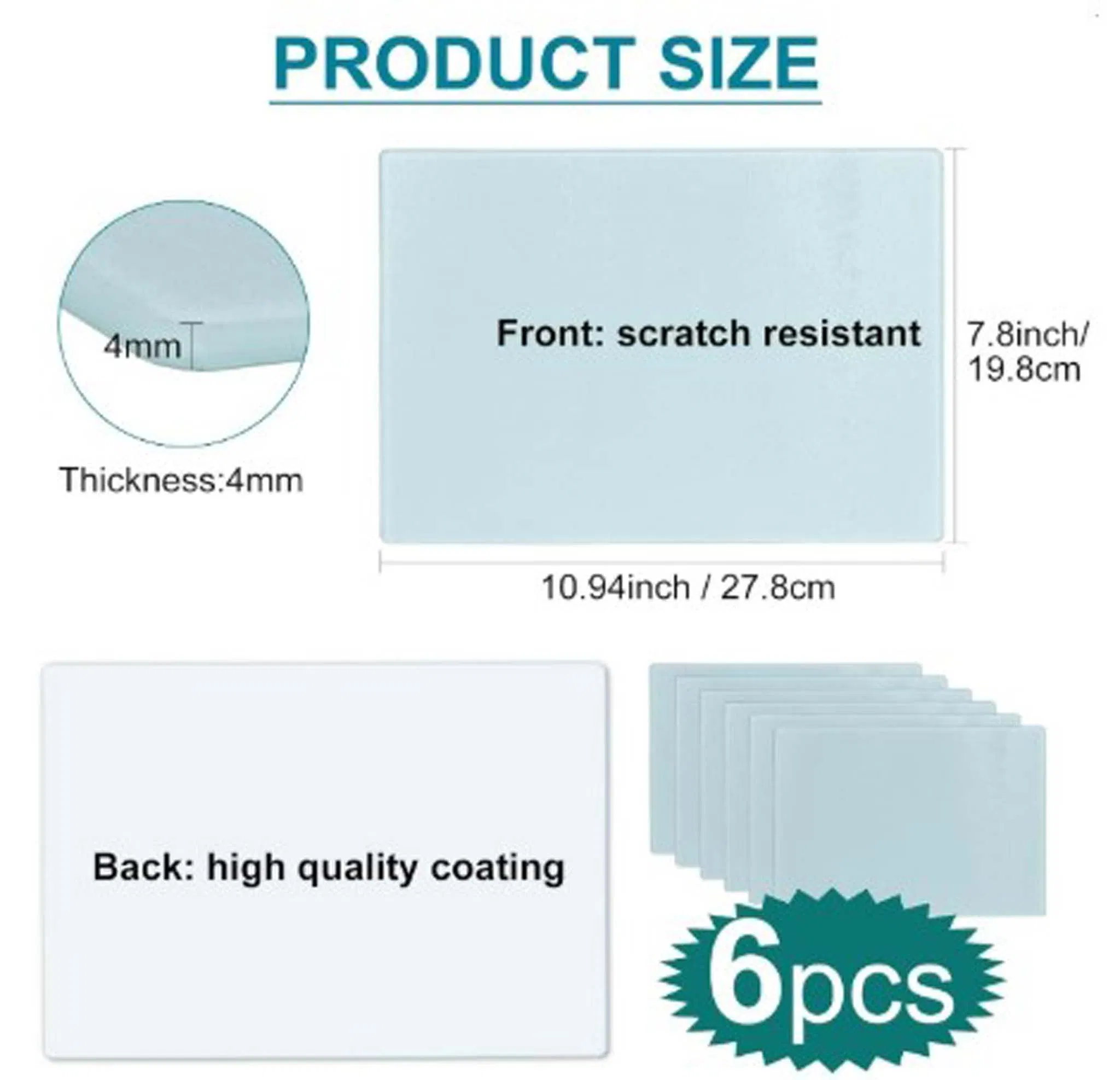 Sublimation Cutting Board Blanks Glass Cutting Boards