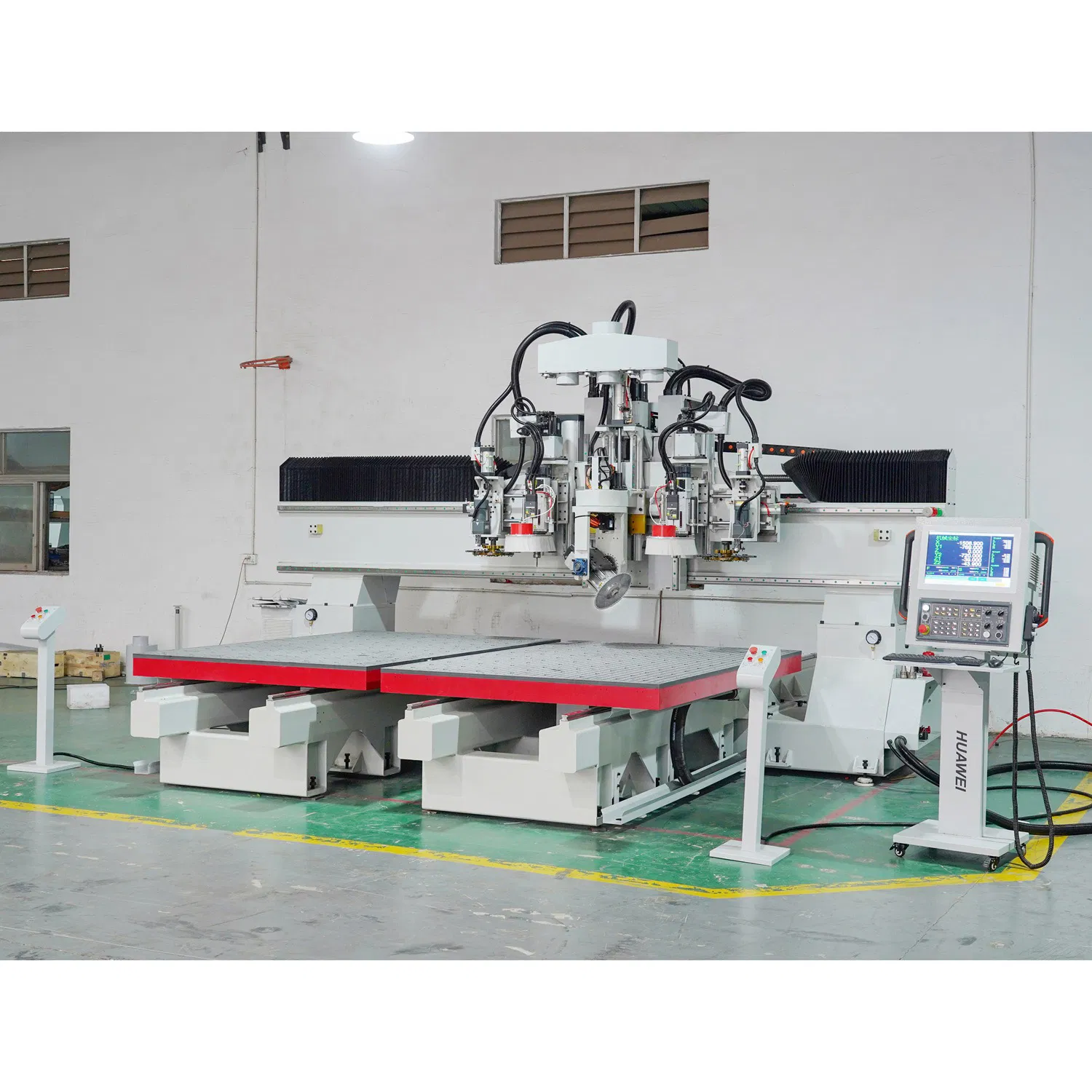 Heavy Duty CNC Solid Wood Drilling Milling Cutting Machine for Thick Wood Board Processing