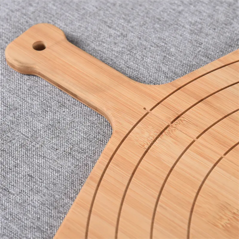 Extra Large Bamboo Wooden Food Charcuterie Spatula Pizza Peel Cutting Serving Board