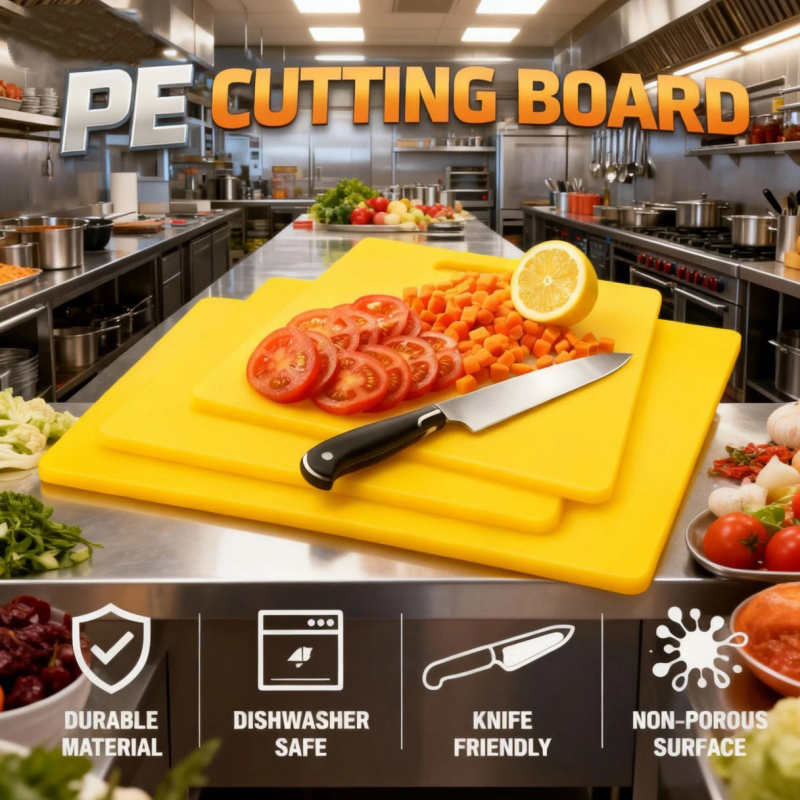 BPA-Free Color Coded Cutting Boards Set for Food Safety in Kitchen