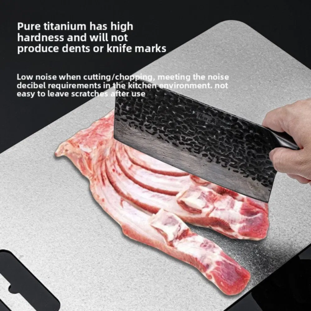 Durable Scratch Resistant Yj-100 Titanium Chopping Board for Liquor Store